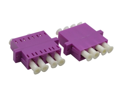 LC OM4四联光纤适配器